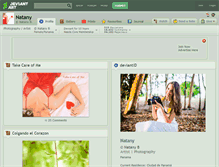 Tablet Screenshot of natany.deviantart.com