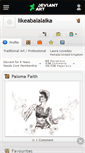 Mobile Screenshot of likeabalalaika.deviantart.com