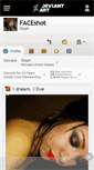 Mobile Screenshot of faceshot.deviantart.com