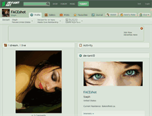 Tablet Screenshot of faceshot.deviantart.com