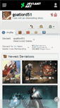 Mobile Screenshot of goatlord51.deviantart.com