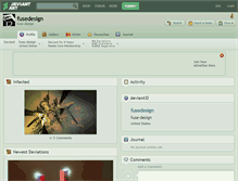 Tablet Screenshot of fusedesign.deviantart.com