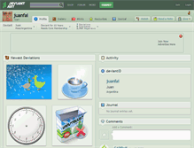 Tablet Screenshot of juanfai.deviantart.com
