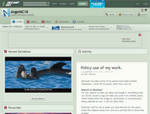 Tablet Screenshot of angelmc18.deviantart.com