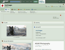 Tablet Screenshot of morimages.deviantart.com