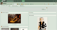 Desktop Screenshot of dede23.deviantart.com