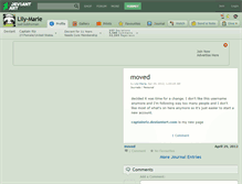 Tablet Screenshot of lily-marie.deviantart.com