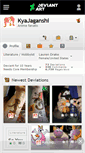 Mobile Screenshot of kyajaganshi.deviantart.com