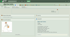 Desktop Screenshot of black-ops-comics.deviantart.com