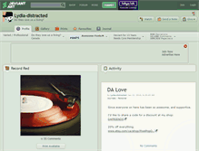 Tablet Screenshot of lydia-distracted.deviantart.com