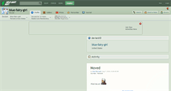 Desktop Screenshot of blue-fairy-girl.deviantart.com