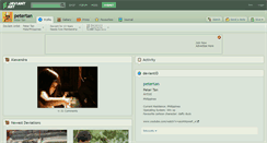 Desktop Screenshot of petertan.deviantart.com