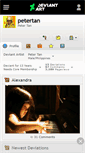 Mobile Screenshot of petertan.deviantart.com