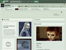 Tablet Screenshot of glenray.deviantart.com