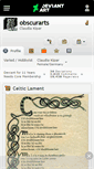 Mobile Screenshot of obscurarts.deviantart.com