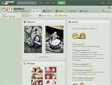 Tablet Screenshot of belxbel.deviantart.com