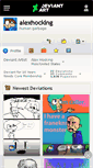 Mobile Screenshot of alexhocking.deviantart.com