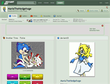 Tablet Screenshot of mariathehedgehoge.deviantart.com