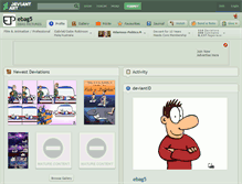 Tablet Screenshot of ebag5.deviantart.com