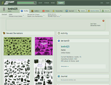 Tablet Screenshot of kmh425.deviantart.com