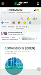 Mobile Screenshot of mintwinter.deviantart.com