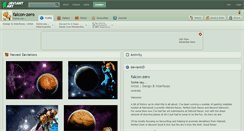 Desktop Screenshot of falcon-zero.deviantart.com