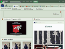 Tablet Screenshot of jn6.deviantart.com