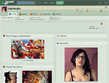 Tablet Screenshot of ciacheczko.deviantart.com