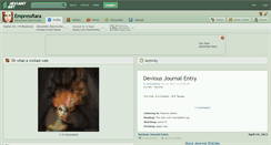 Desktop Screenshot of empressrara.deviantart.com
