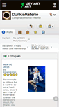 Mobile Screenshot of dunklematerie.deviantart.com