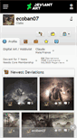 Mobile Screenshot of ecoban07.deviantart.com