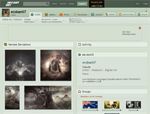 Tablet Screenshot of ecoban07.deviantart.com