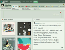 Tablet Screenshot of criznittle.deviantart.com