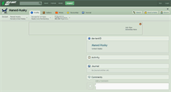 Desktop Screenshot of maned-husky.deviantart.com