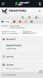 Mobile Screenshot of maned-husky.deviantart.com