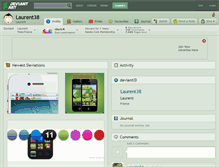 Tablet Screenshot of laurent38.deviantart.com