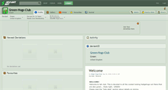 Desktop Screenshot of green-hogs-club.deviantart.com