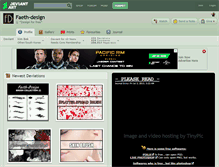 Tablet Screenshot of faeth-design.deviantart.com