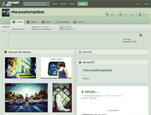 Tablet Screenshot of nika-purpleorquideas.deviantart.com