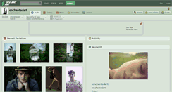 Desktop Screenshot of enchantedart.deviantart.com