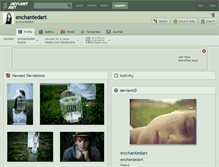 Tablet Screenshot of enchantedart.deviantart.com