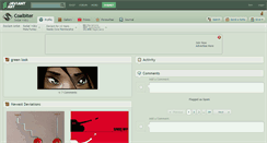 Desktop Screenshot of coalbiter.deviantart.com