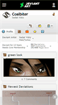 Mobile Screenshot of coalbiter.deviantart.com
