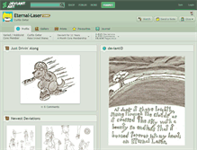 Tablet Screenshot of eternal-laser.deviantart.com