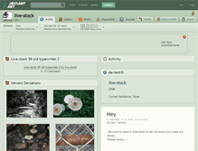 Tablet Screenshot of live-stock.deviantart.com