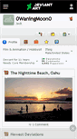 Mobile Screenshot of 0waningmoon0.deviantart.com