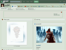 Tablet Screenshot of jwd987.deviantart.com