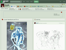 Tablet Screenshot of dsa09.deviantart.com