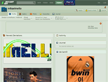 Tablet Screenshot of mikaelmello.deviantart.com