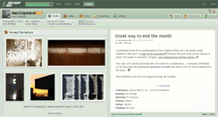 Desktop Screenshot of marccopeland.deviantart.com